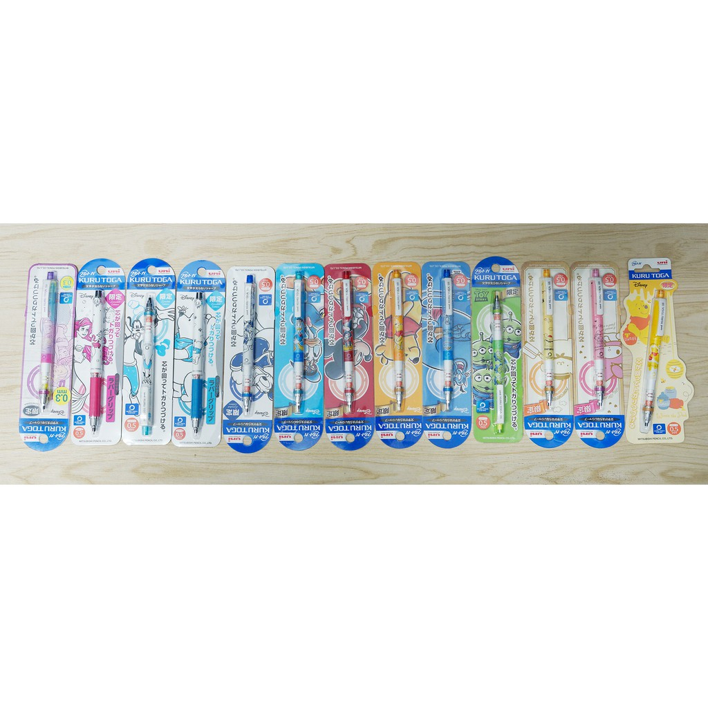 UNI ดินสอกด KURUTOGA limtied M5-650SR Sanrio M5-650DS M5-856DS Disney