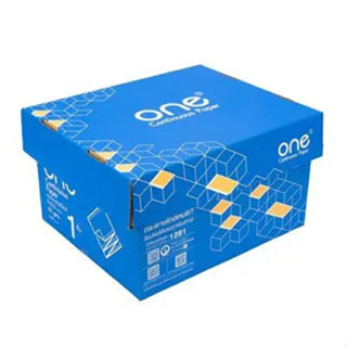 กระดาษต่อเนื่อง ไม่มีเส้น 9x5.5นิ้ว 1ชั้น ONE