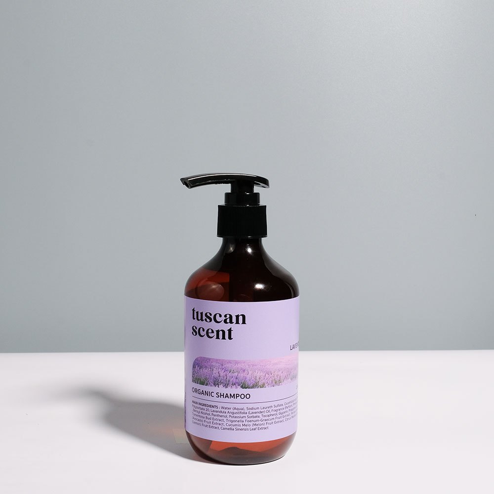 TUSCAN SCENT ORGANIC LAVENDER SERIES 300 ml. Old Label (Shampoo, Conditioner, Hand and Body wash, )