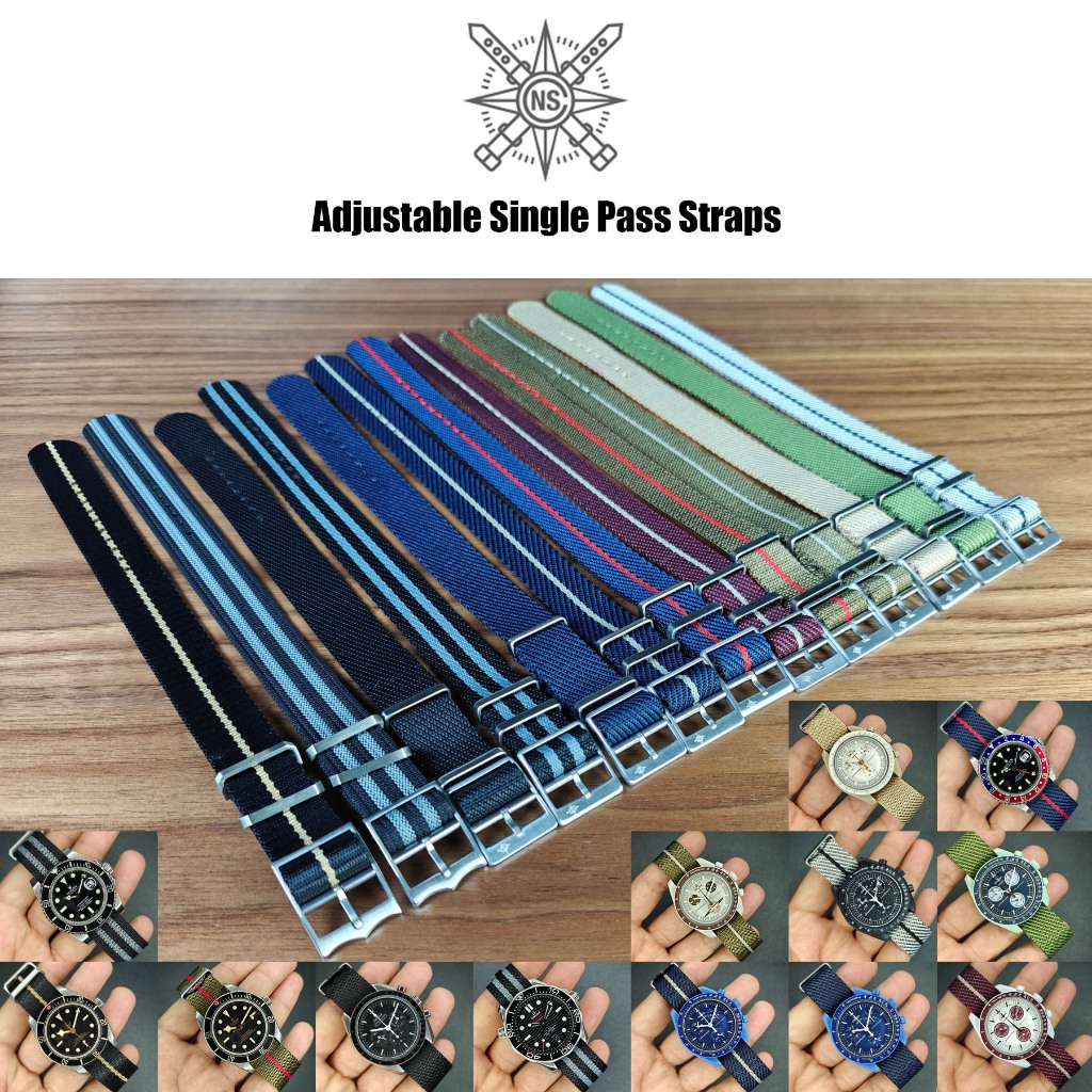 สายนาฬิกา สายนาโต้ รุ่น OVERWRIST Single Pass Straps
