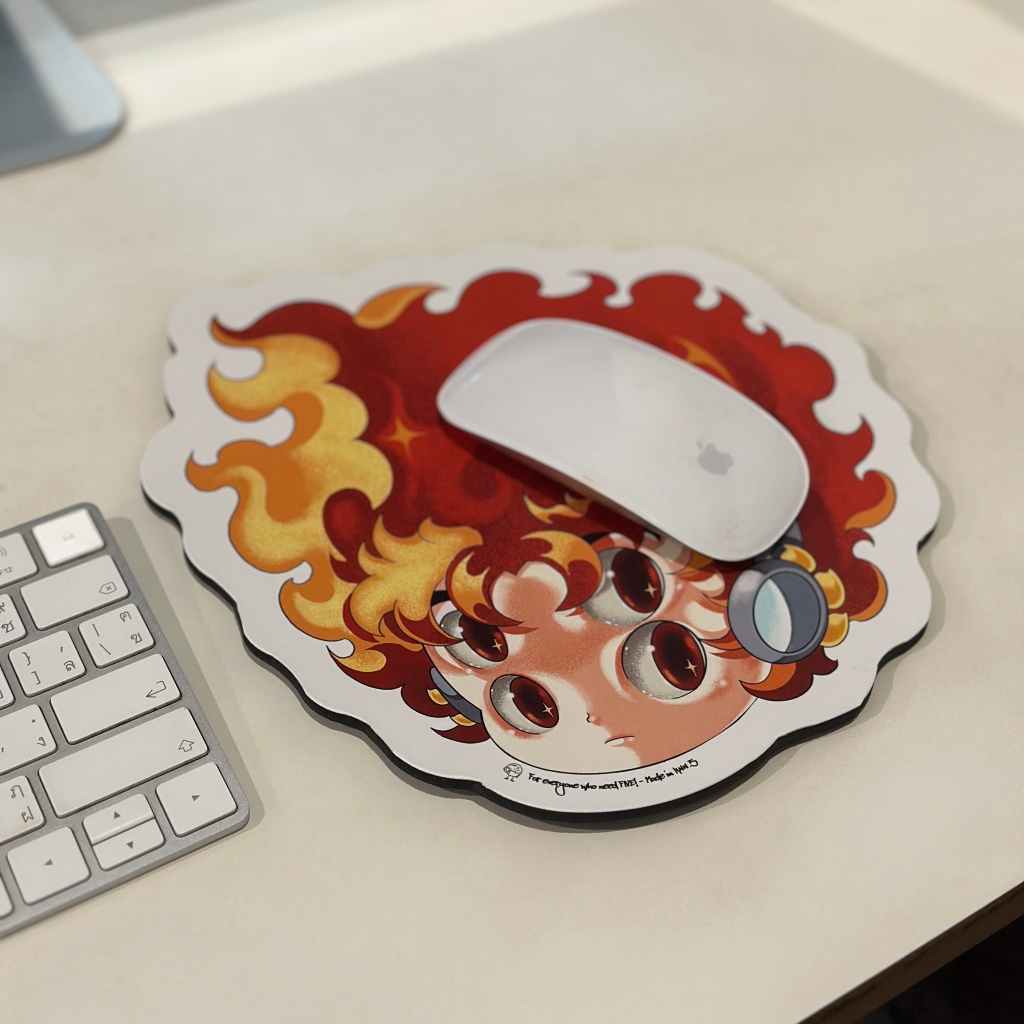 Knn.Five - Fire Boy Mouse Pad แผ่นรองเมาส์