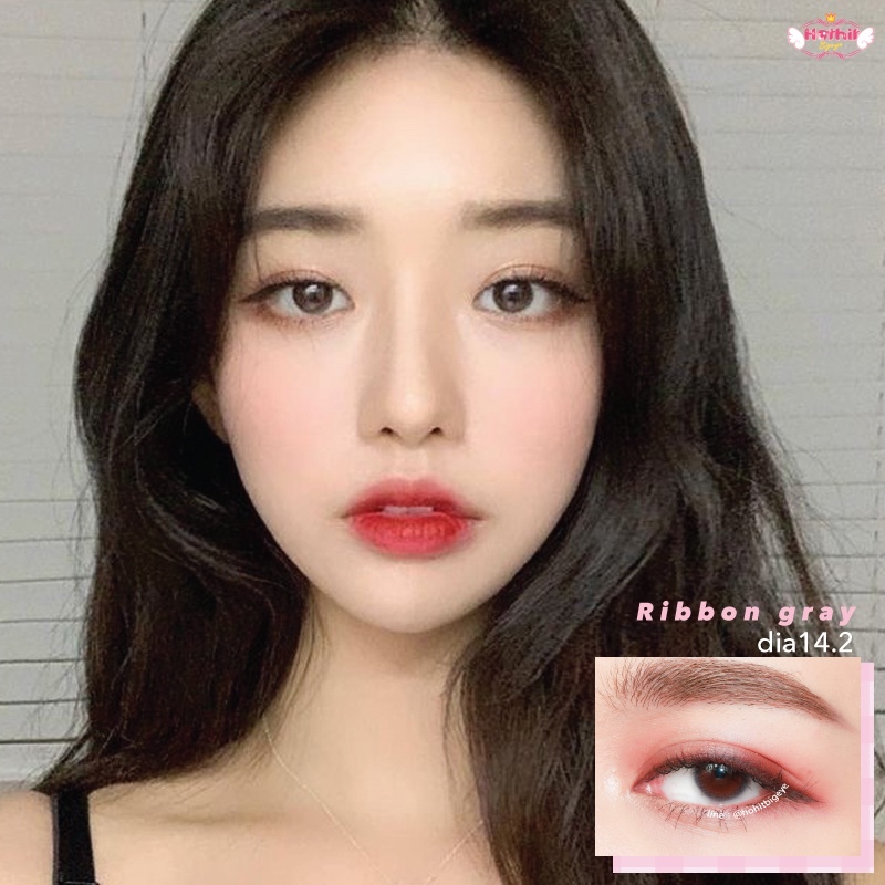 คอนแทคเลนส์ Ribbon สีน้ำตาล เทา พร้อมส่ง 0.00- 10.00 พร้อมส่งความสวยจ้า