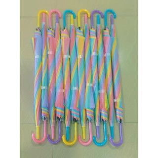 ร่ม EVA  สีพาสเทล  21นิ้ว กันฝน