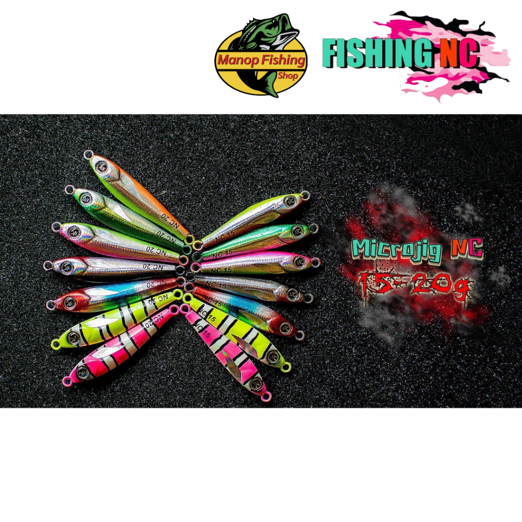 Fishing NC เหยื่อจิ๊กตกปลา Microjig ขนาด 3g 5g 7g 10g 15g 20g - รูปที่ 4