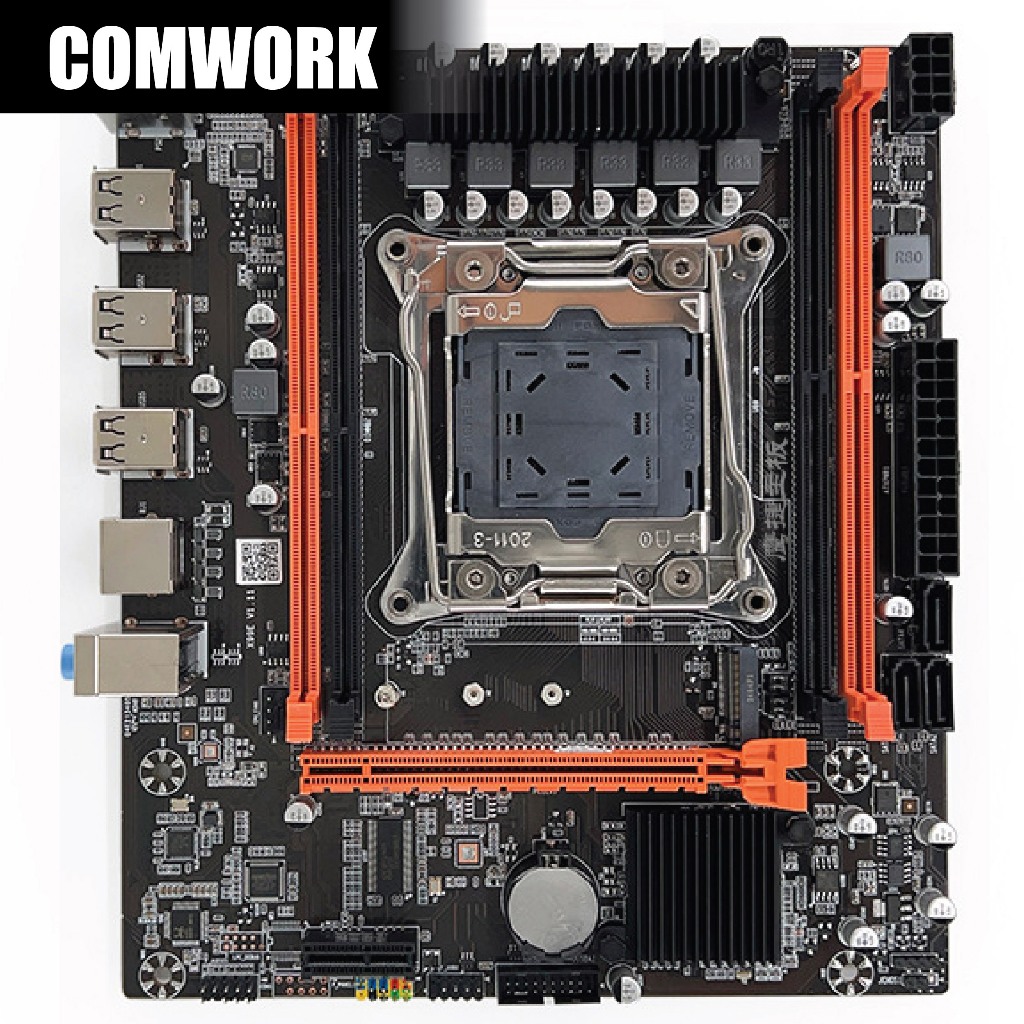 เมนบอร์ด ATERMITER X99 E D4 D3 MICRO ATX LGA 2011-3 WORKSTATION SERVER MAINBOARD MOTHERBOARD XEON