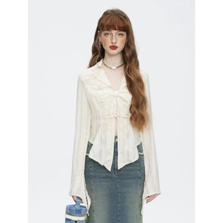 [Sheing office]🌟พร้อมส่ง🌟เสื้อเชิ้ตชีฟองกันแดดผู้หญิง เสื้อเ…