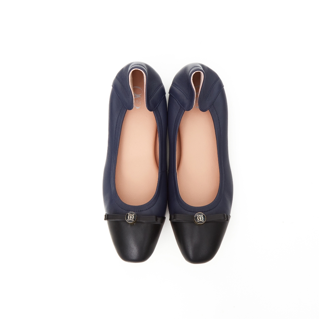 O&B รองเท้าหนังแกะ รุ่น AUDREY HER IN MIDNIGHT BLUE-11244SS08031F_F4BLBK