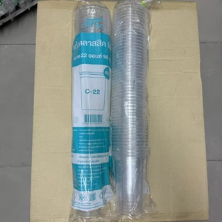 (ขายยกลัง) แก้วพลาสติก ทรงคลาสสิค เนื้อ PP ขนาด 16, 20, 22 oz ปาก 95 mm. ใช้กับฝา95ได้ทุกชนิด 1000 ใบ