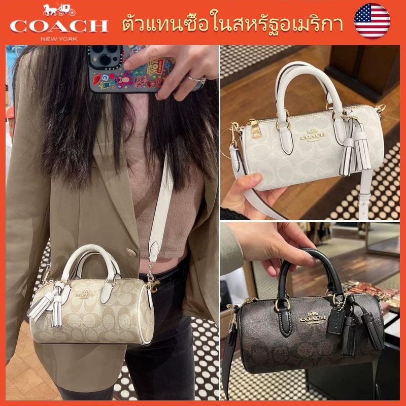 แท้ %/Outlets ปลอดภาษี กระเป๋าสะพายข้างผู้หญิง Coach กระเป๋าถือ กระเป๋าสะพายไหล่ CK689