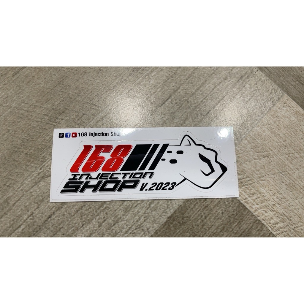 Sticker HOT type bike ใช้ติดชิ้นส่วนรถมอเตอร์ไซร์ได้