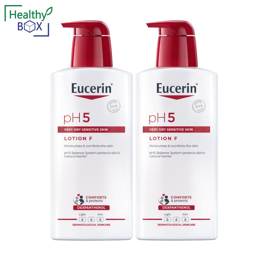 2ขวด Eucerin pH5 Very Dry Sensitive Skin Lotion F 400x400 ml.