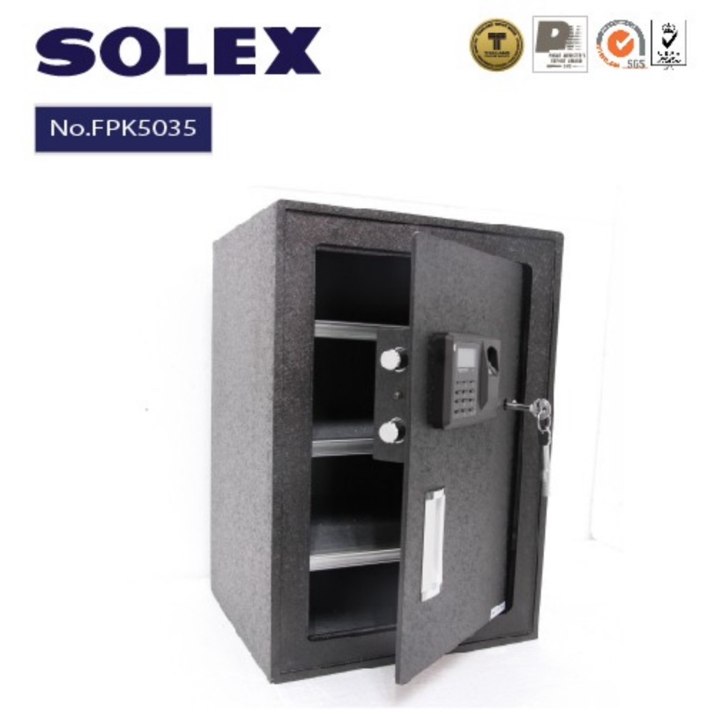 SOLEX  FPK.5035 Electronic Safe ตู้เซฟ ตู้เซฟสองระบบอิเล็กทรอนิกส์ รองรับ 32 ลายนิ้วมือ