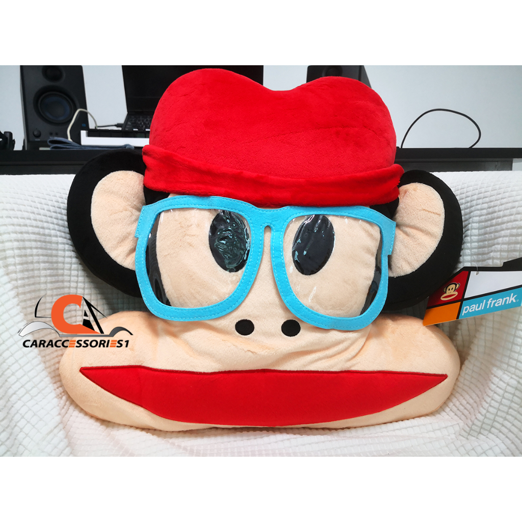 หมอนอิงหน้า Paul Frank สวมแว่นหมวกแอปเปิ้ลลิขสิทธิ์แท้