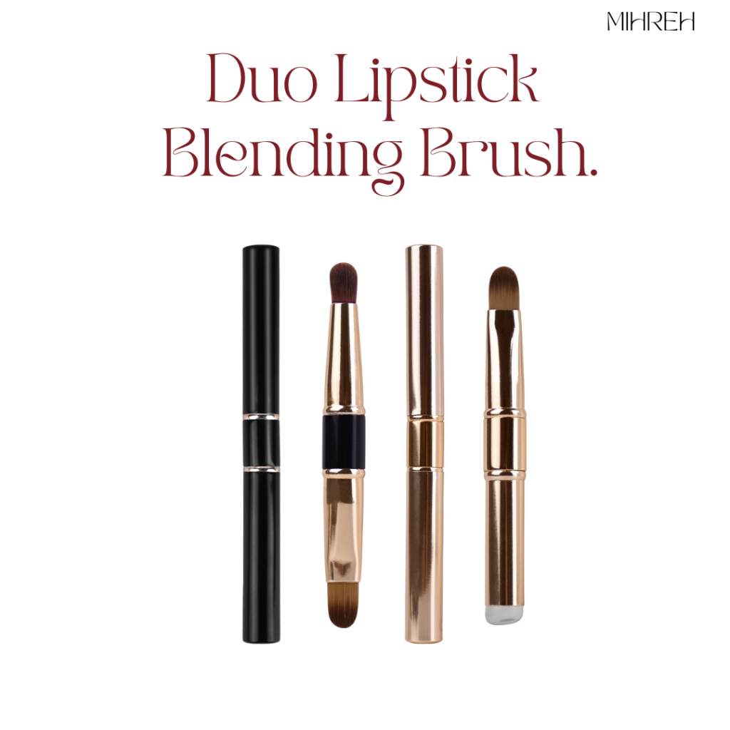 (พร้อมส่ง) Duo Lipstick Brush แปรงทาลิป 2 หัว ใช้ได้ทั้งทาลิป เบลนด์ขอบปาก ทาคอนซีลเลอร์ และทาอายแชโ
