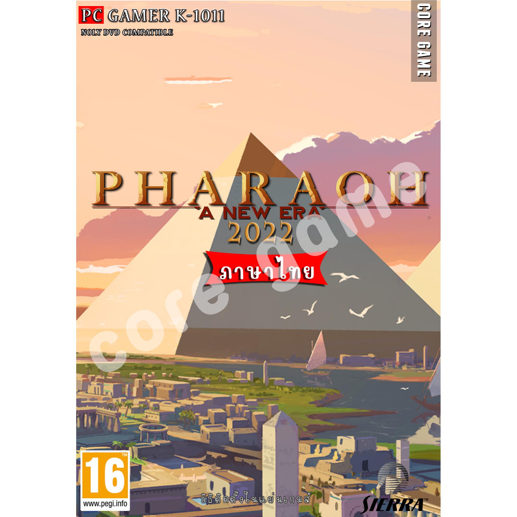 Pharaoh A New Era 2022 (ภาษาไทย) แผ่นและแฟลชไดร์ฟ เกมส์ คอมพิวเตอร์ Pc และ โน๊ตบุ๊ค