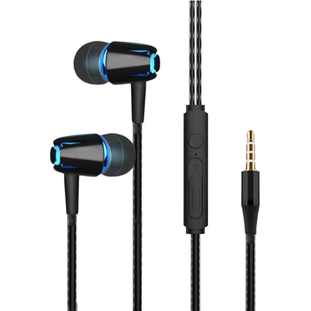 หูฟังแบบมีสายสำหรับ iPhone Type C 3.5มม.Android ชุดหูฟังกีฬาเพลงหูฟังชนิดใส่ในหูพร้อมไมโครโฟนสากลสำหรับ iPhone Samsungสม