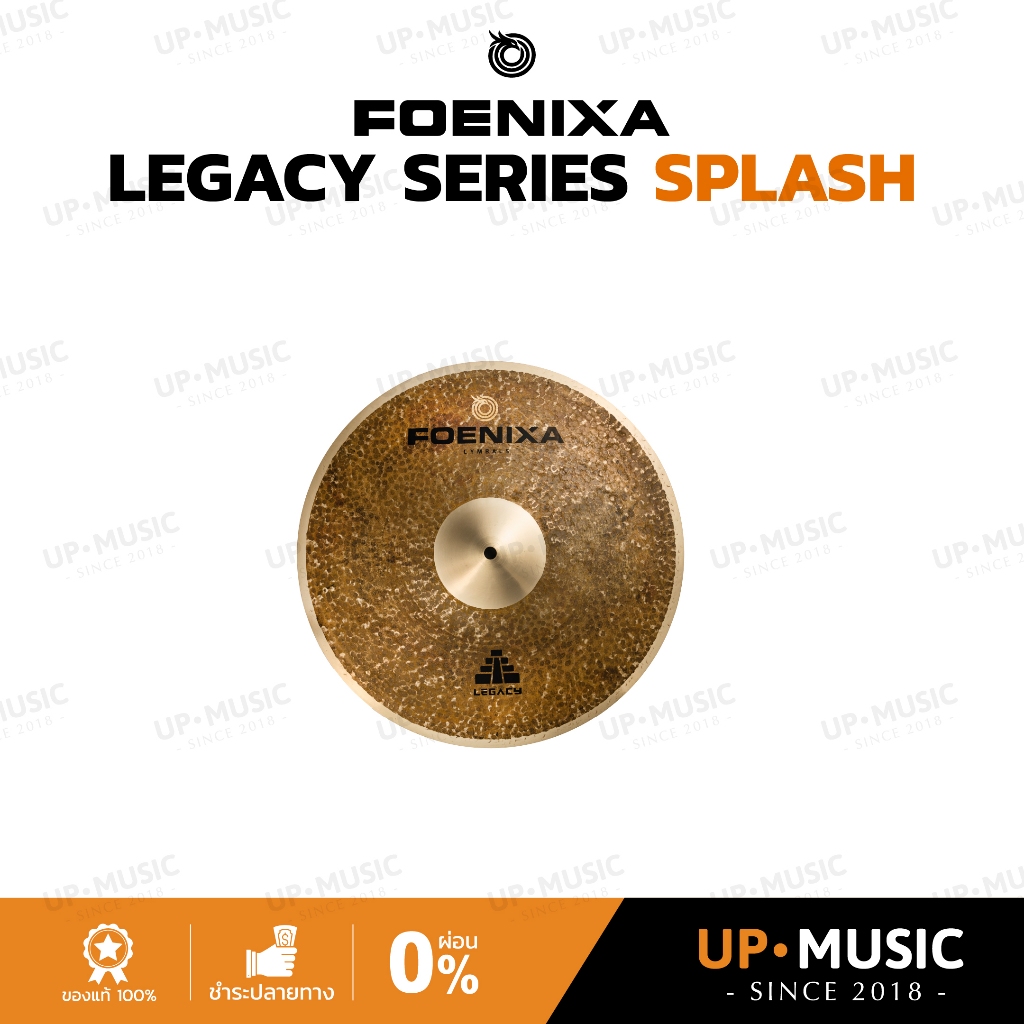 ฉาบ Foenixa Legacy Splash (ขนาด 6"/8"/10"/12")