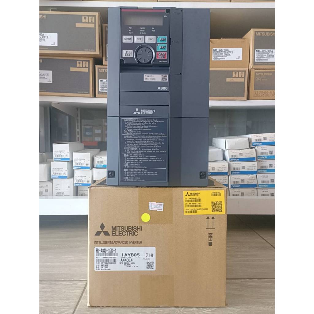 FR-A840-3.7K-1 Mitsubishi Inverter ราคารวมVatมีสต๊อกในไทย (กรณีสินค้าหมดสั่งได้ในระยะเวลา15-20วัน)