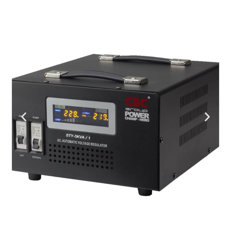 CBC หม้อเพิ่มไฟอัตโนมัติ stabilizer STY-5KVA