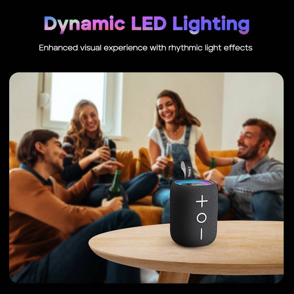 🇹🇭ประกันศูนย์ไทย 1 ปี Tribit StormBox Mini ลำโพงบลูทูธ พกพา Bluetooth 5.4 กันน้ำ IPX7 12 วัตต์ เสียงรอบทิศทาง 360 องศา