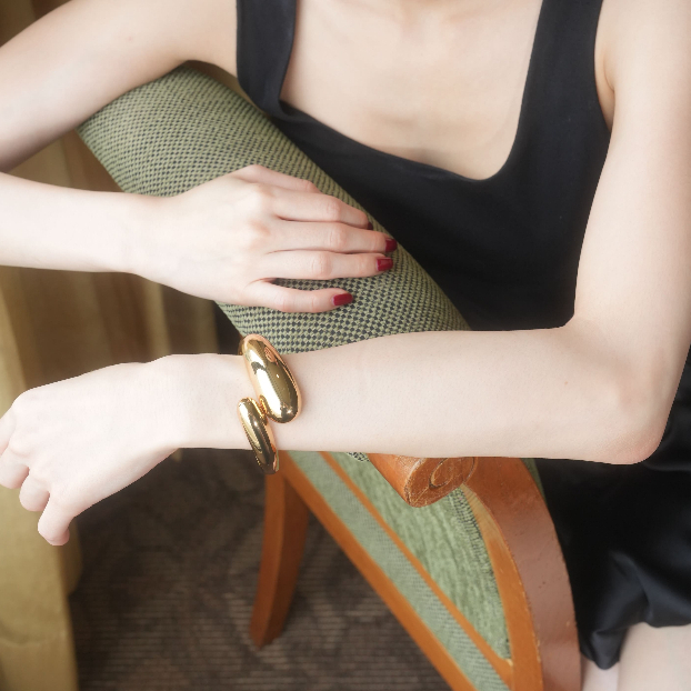 Adornment Club - Morgan Gold Bracelet กำไลข้อมือ l nickel free, waterproof, long-lasting