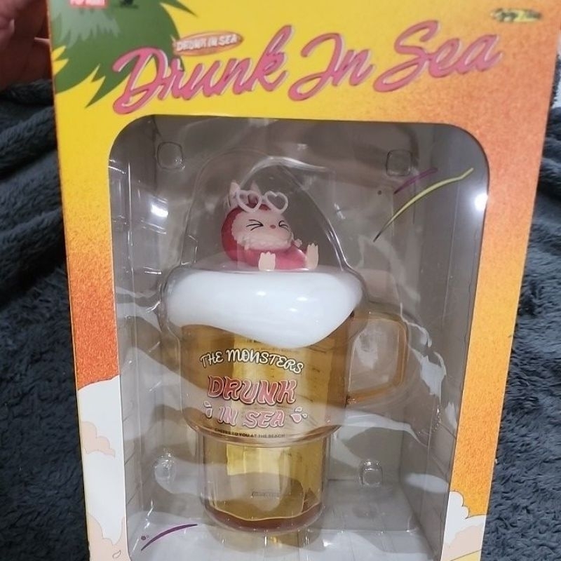 LABUBU Drunk in sea - glass