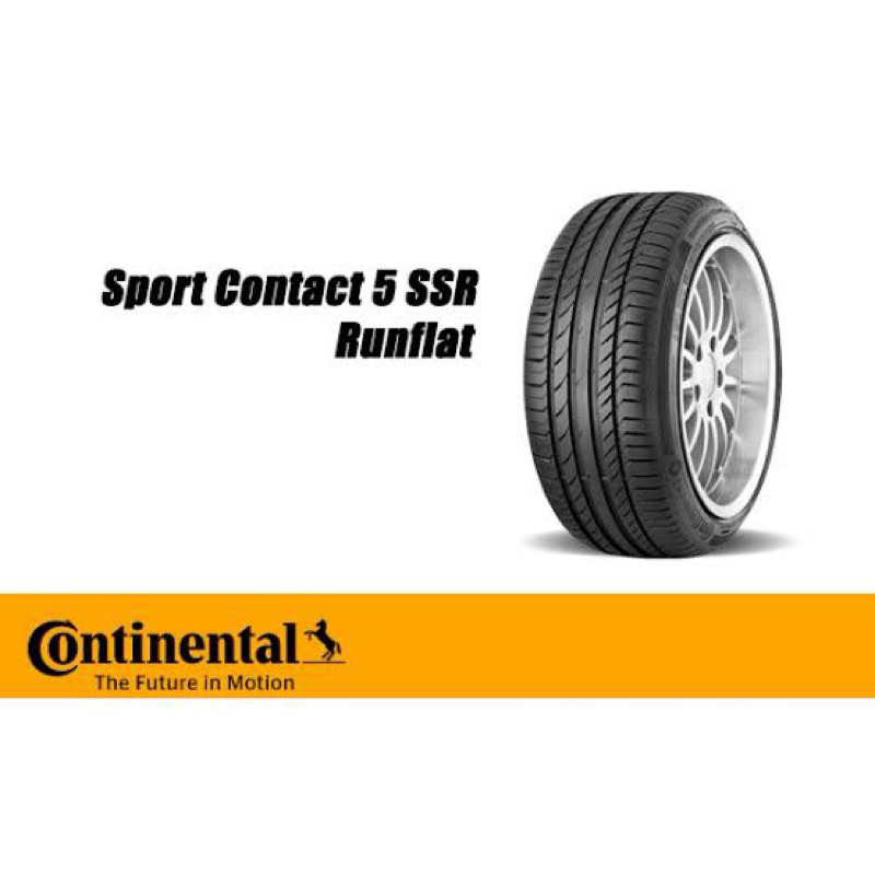 ยางรถยนต์ CONTINENTAL 225/40 R19 รุ่น SPORT CONTACT5 SSR MOE 93Y *RUN FLAT (จัดส่งฟรี!!! ทั่วประเทศ)