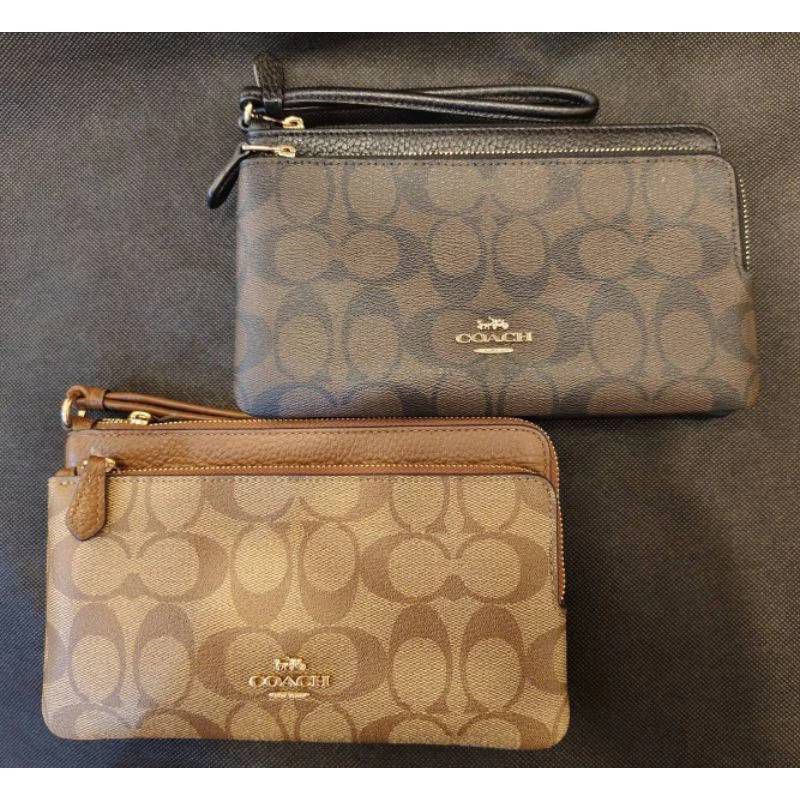 กระเป๋า COACH คล้องมือ 2 ซิป รหัส C5576 ของแท้ 100% สินค้าพร้อมส่ง