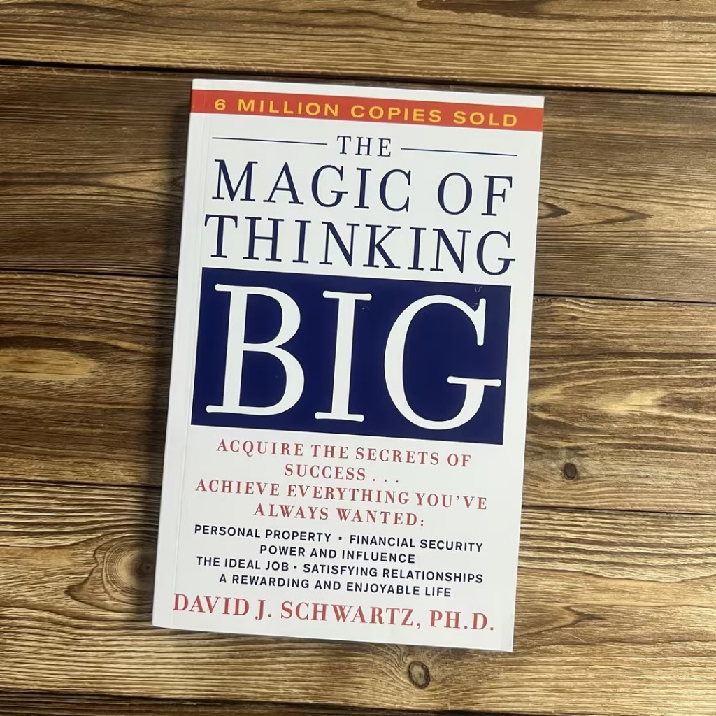 ENGLISH The Magic of Thinking Big David Schwartz, PdD Paperback Book