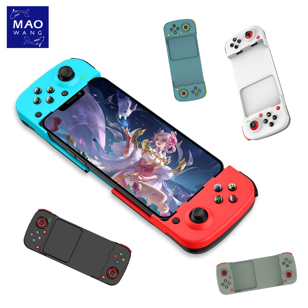 จอยเกมส์มือถือ รุ่น D3 ไร้สาย ยืดหดได้ สําหรับ iOS Android มีให้เลือกหลายสี