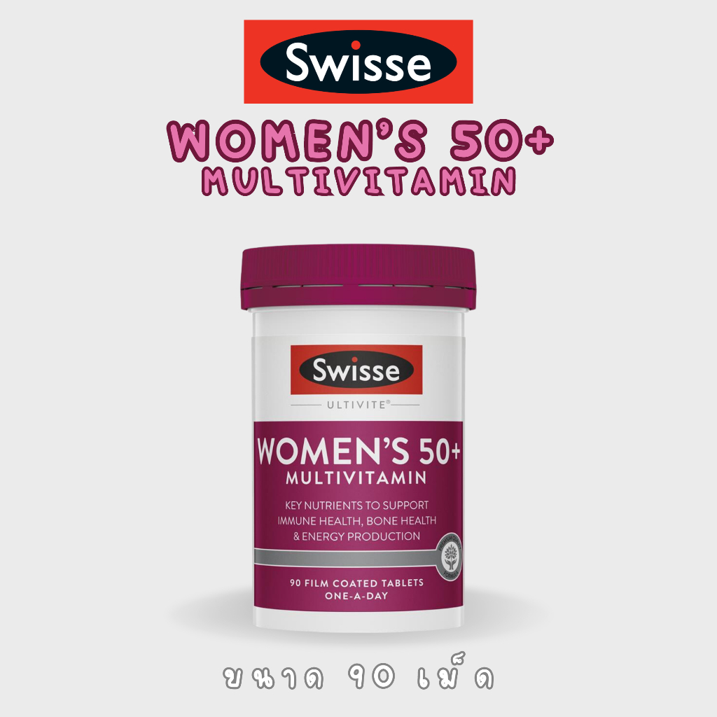 Swisse Ultivite Women’s 50+ Multivitamin 90tablets