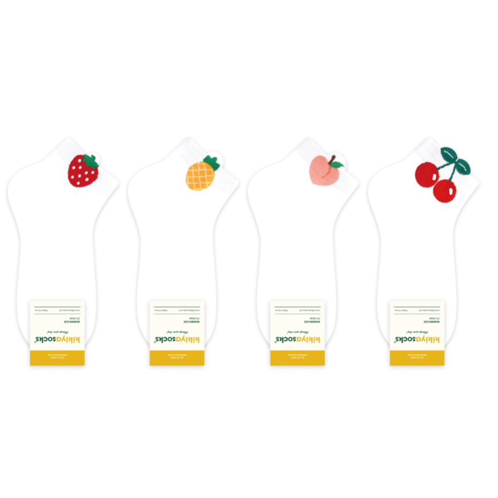 Fruits Basket middle socks 🍓🍒(made in korea)