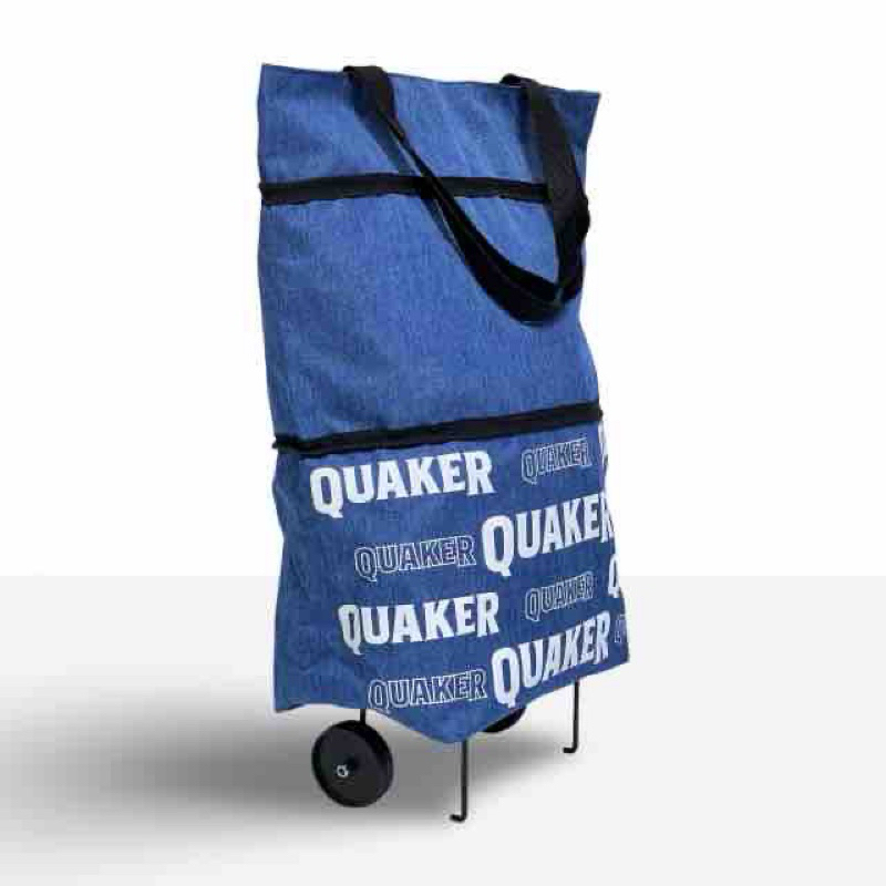 Shopping bag กระเป๋าลากช็อปปิ้ง ( Quaker )