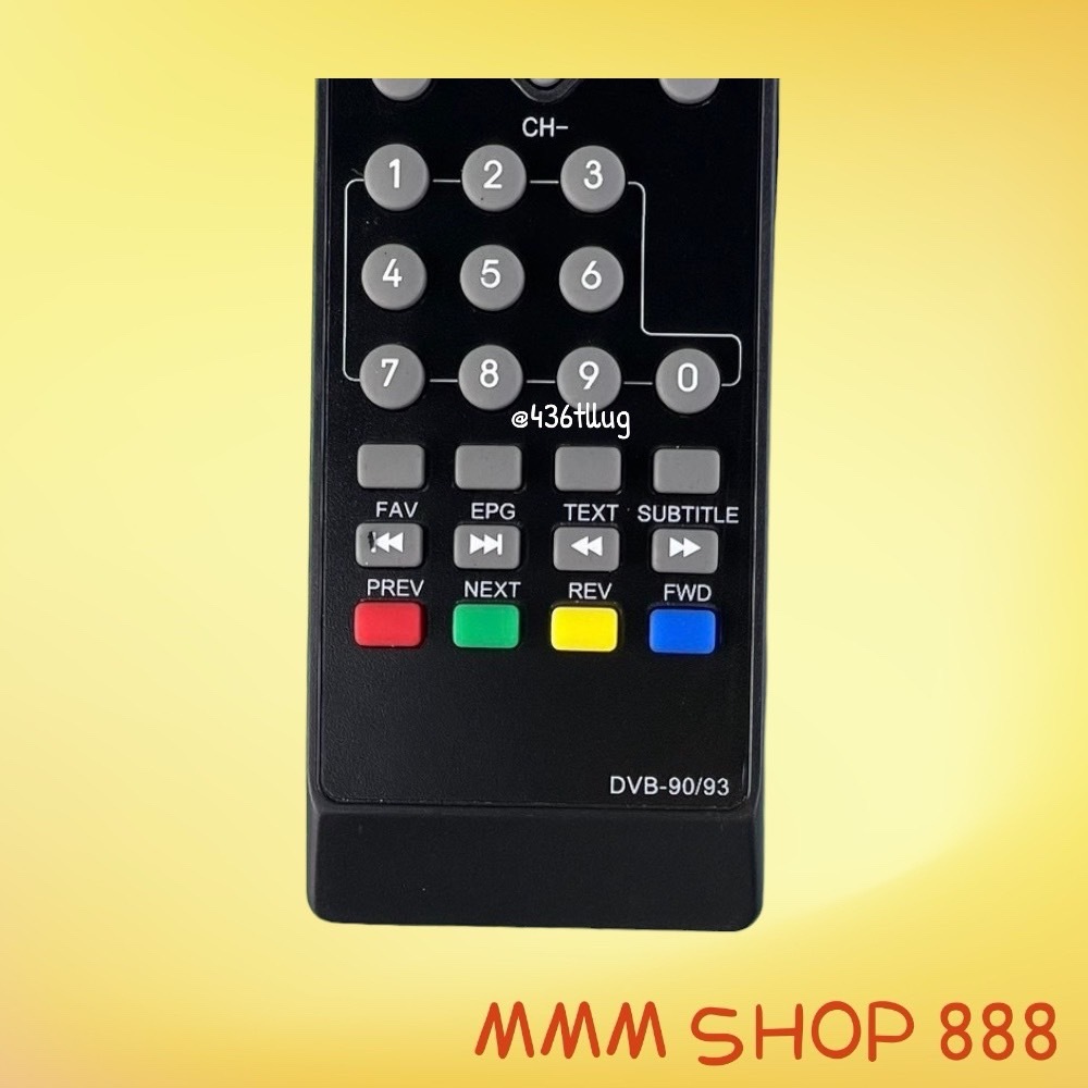 รีโมทรุ่น : ดิจิตอลเอเจ AJ รหัส DBV-90/93ตัวสั้น สินค้าพร้อมส่ง - รูปที่ 2