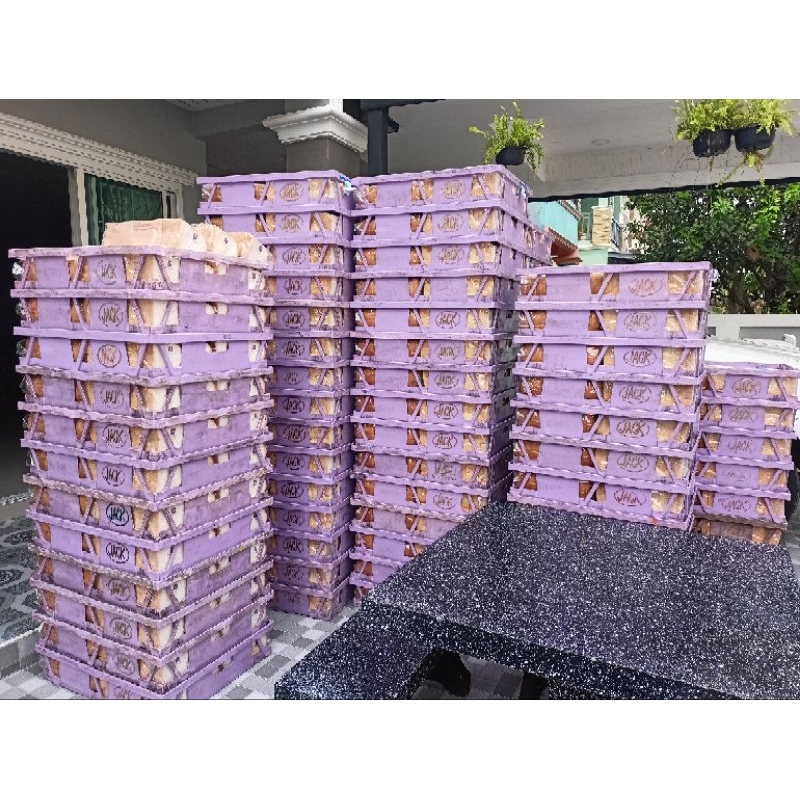 ขนมปังกะโหลกJack ขนาด 18 มิล1กล่อง/บรรจุ 4 แถว