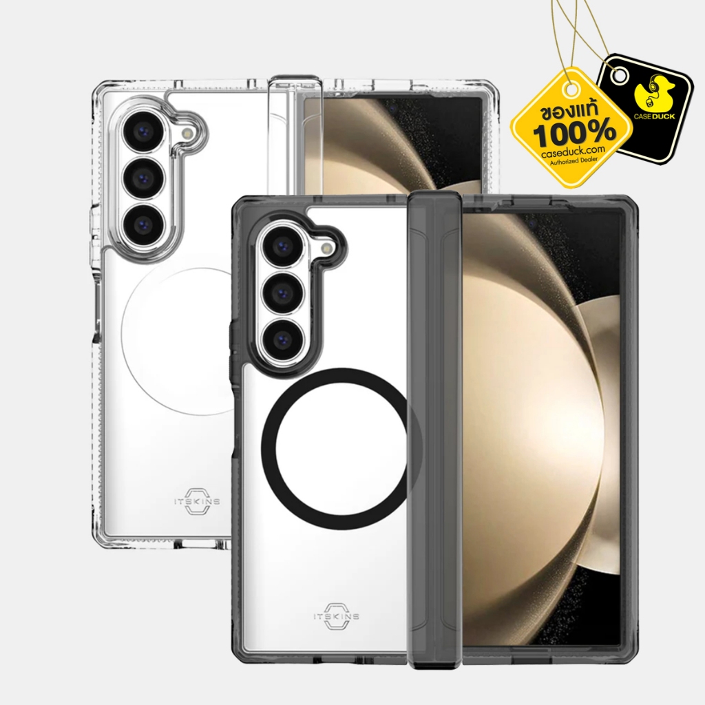 ITSKINS - Hybrid R Clear Hinge with Magnetic Case เคส Samsung Galaxy Z Fold 6