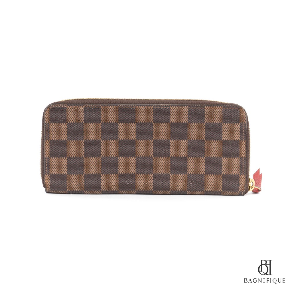 L V ZIPPY WALLET LONG BROWN DAMIER CANVAS GHW