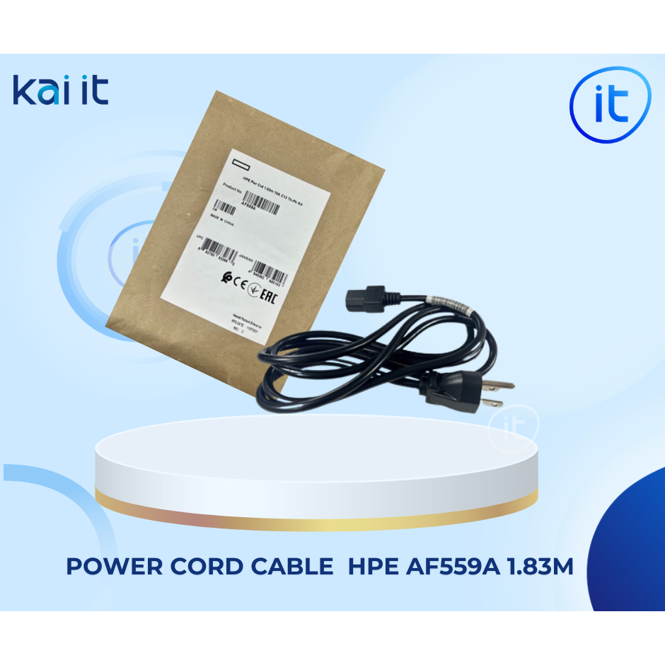 สายไฟคอมพิวเตอร์ POWER CORD CABLE  HPE AF559A 1.83M (BLACK)