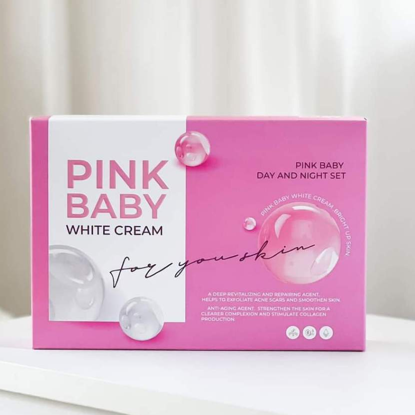 Pink Baby White Cream 5 g. ครีมพิ้งเบบี้ยกเซต