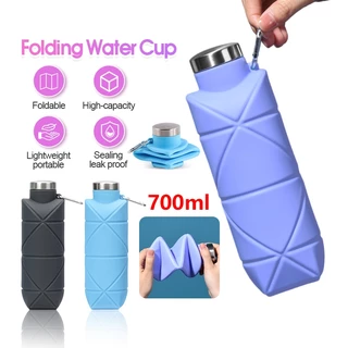 🔥ขวดน้ำ แบบพับได้ Foldable water bottle น้ำหนักเบา พกพาสะดวก หิ้วง่าย