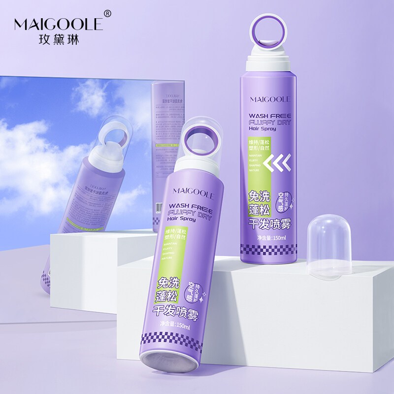 MAIGOOLE สเปรย์ฉีดผมแห้ง ดรายแชมพู สเปรย์สระผมแบบแห้ง กำจัดผมมันโดยไม่ต้องสระผม