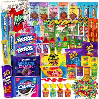 🇺🇸 กล่องสุ่มขนม🎁🎉 นำเข้าจากอเมริกา ขนมหลากหลาย พรีเมี่ยมคุ้ม…