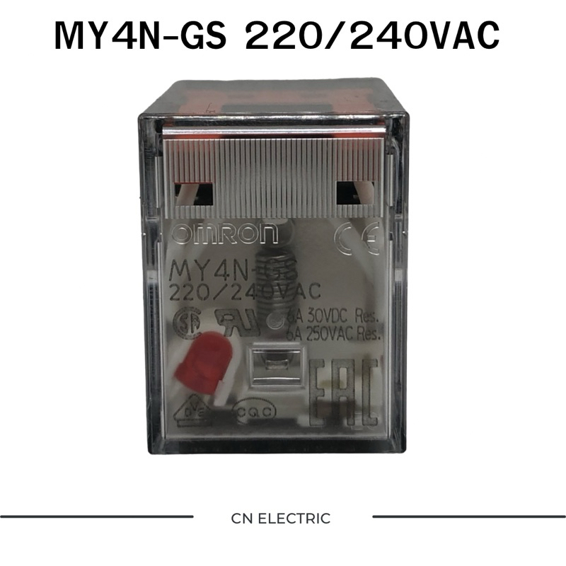 MY4N-GS RELAY OMRON รีเลย์ ไฟ220/240VAC ของแท้