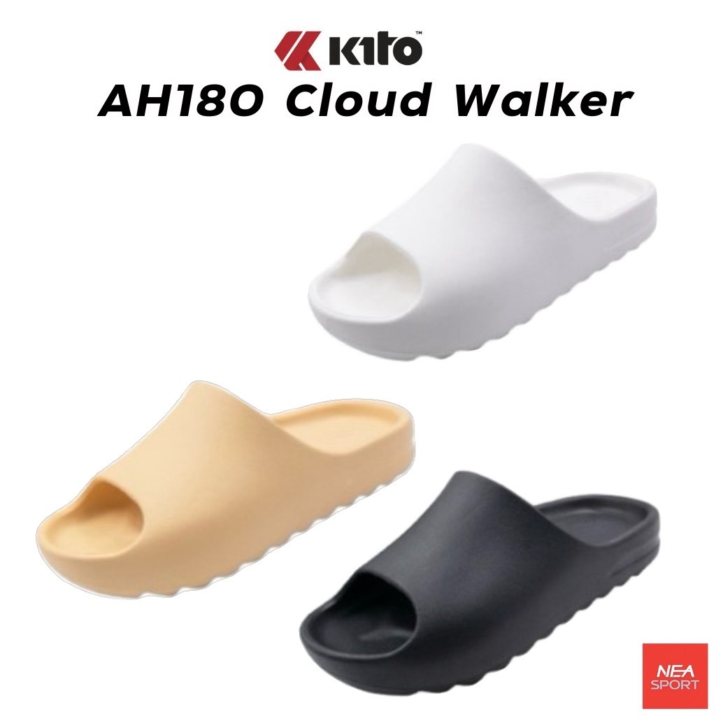 Kito AH180 Cloud Walker พื้นนุ่ม รองเท้าแตะ แบบสวม กีโต้ Size 36-43