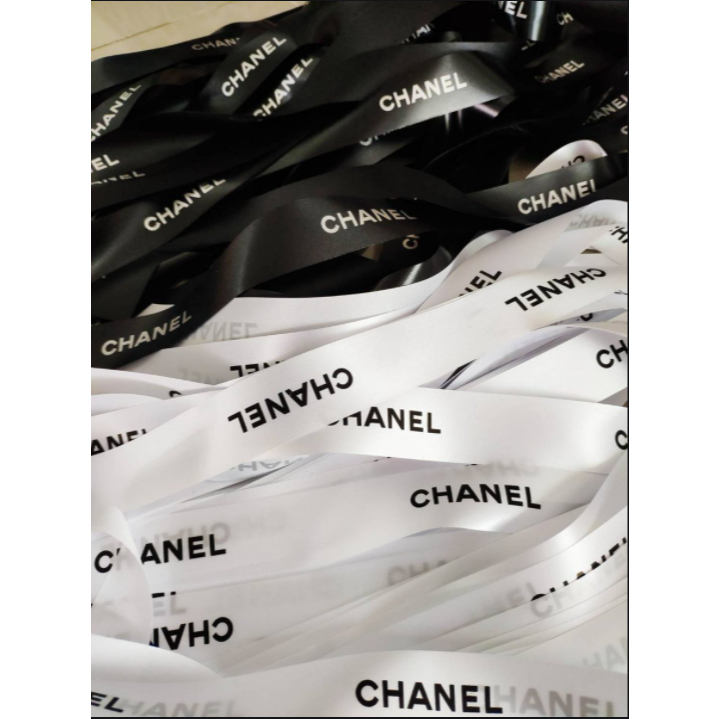 พร้อมส่ง โบว์ ริบบิ้นchanel ริบบิ้นแม่ชม กว้าง2.5เซน ยาว90เซน