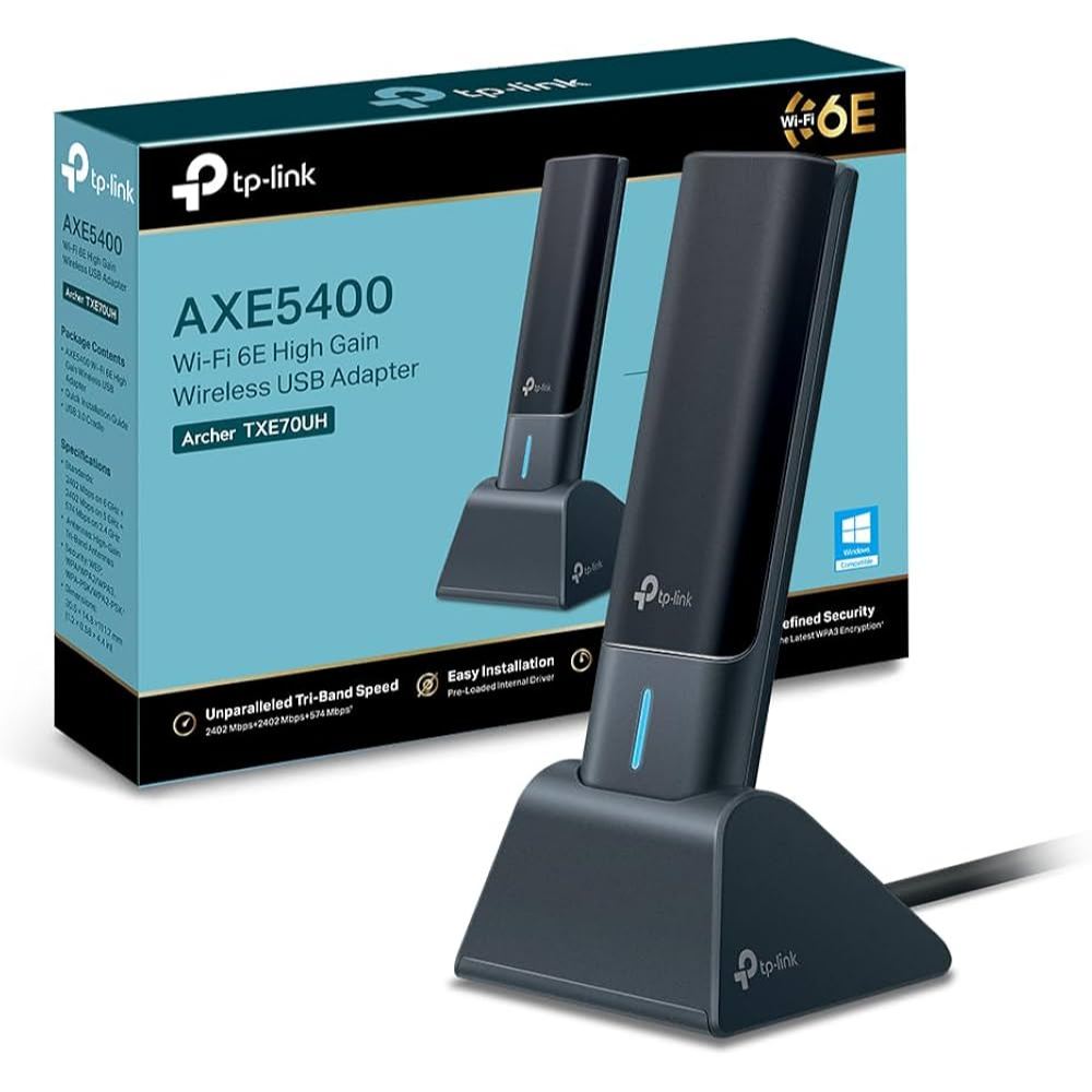 TP-LINK Archer TXE70UH  AXE5400 Wi-Fi 6E High Gain Wireless USB Adapter (ดัวรับสัญญาณอินเตอร์เน็ต)