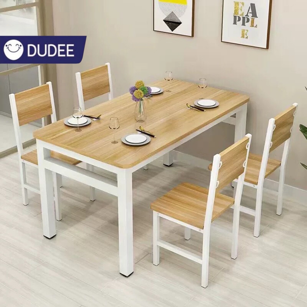 DUDEE โต๊ะท๊อปไม้ โต๊ะรับประทานอาหาร