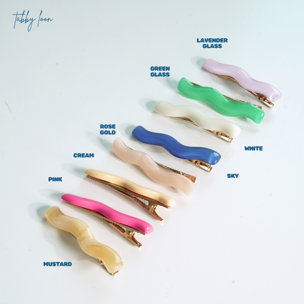 Tabby Loon Rainbow Mini Clips กิ๊บติดผมจิ๋ว เรซิ่น
