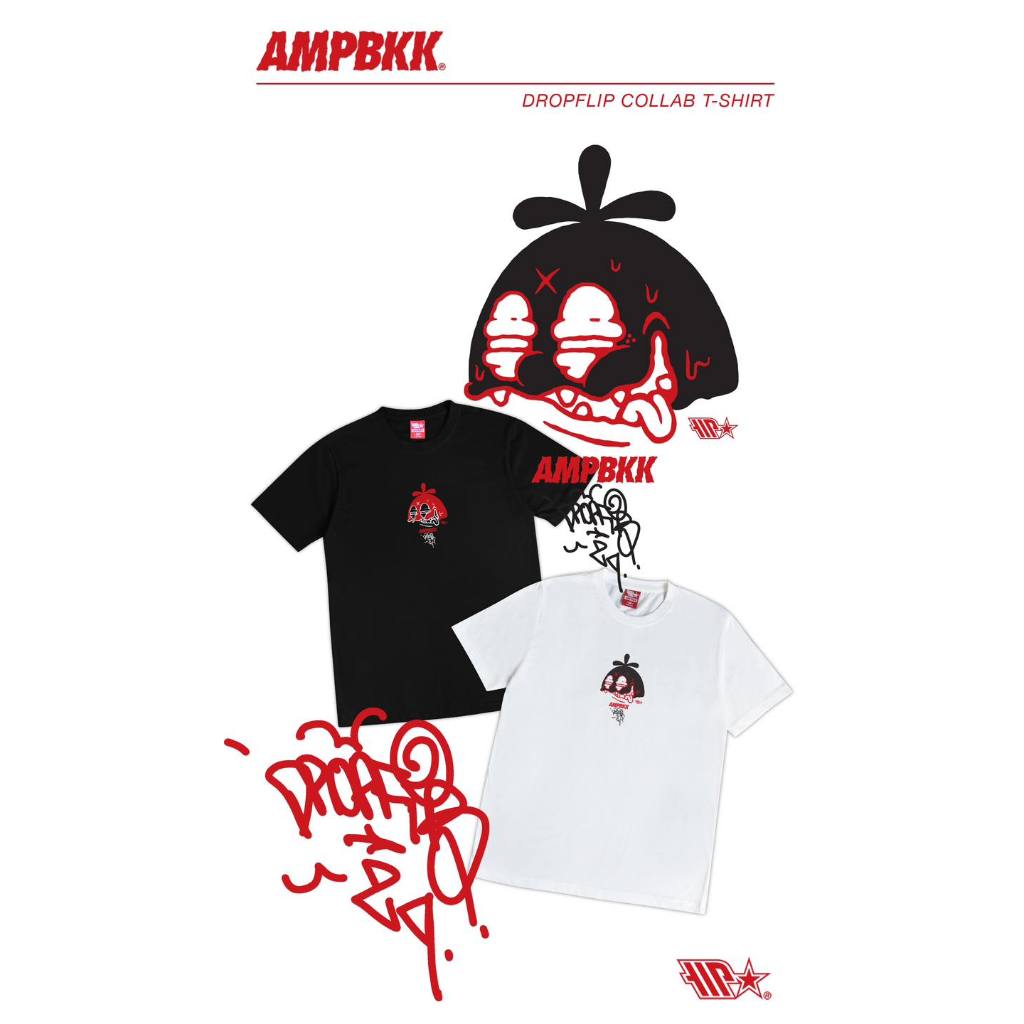 A.M.P. X DROPFIB “COLLAB” TEE