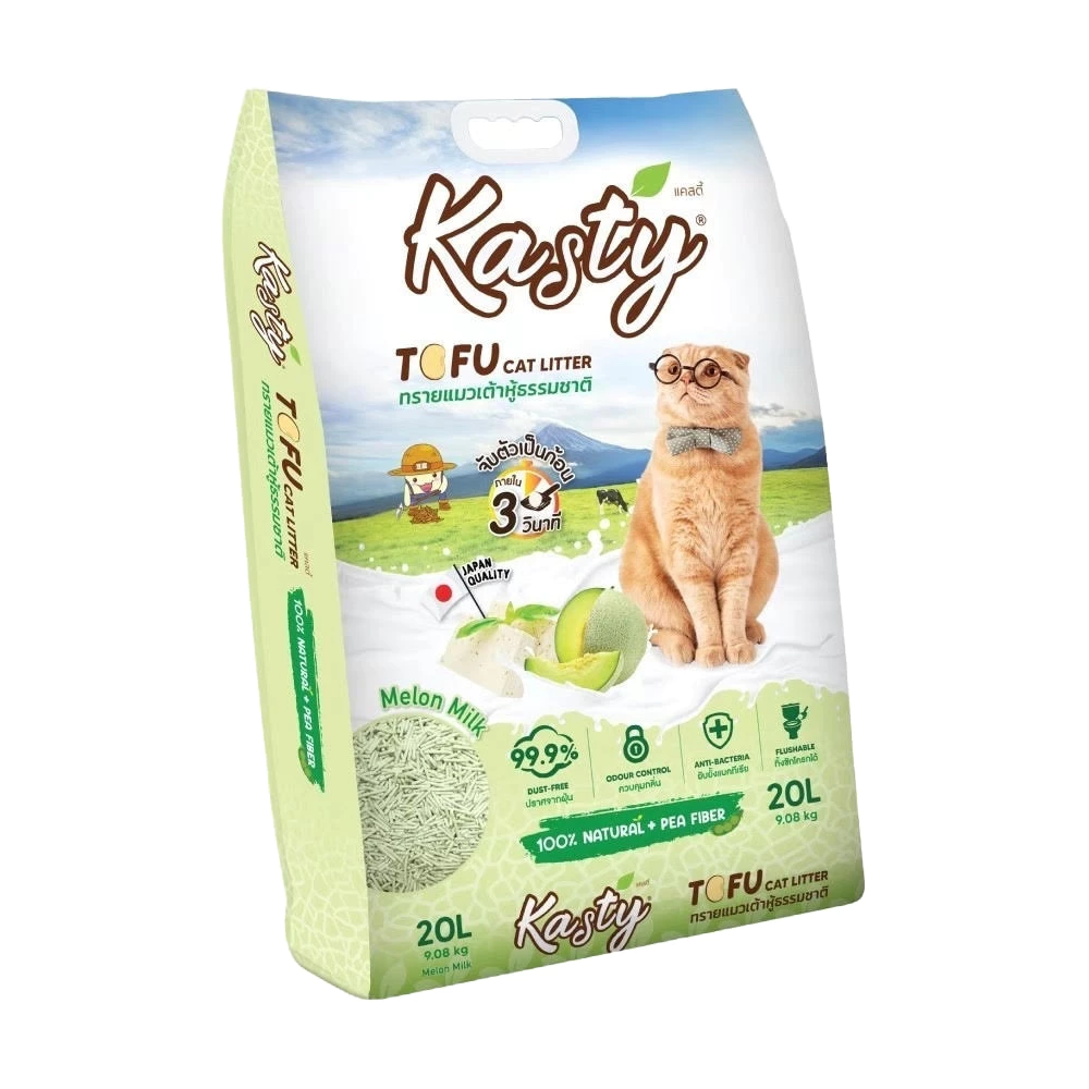 [20ลิตร] Kasty 20L ทรายแมวเต้าหู้ธรรมชาติ ขนาด 20 ลิตร thumbnail 8